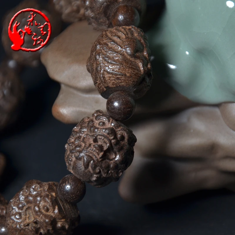 Вьетнамский агарвуд браслет из бусин натурального светильник текст строки для