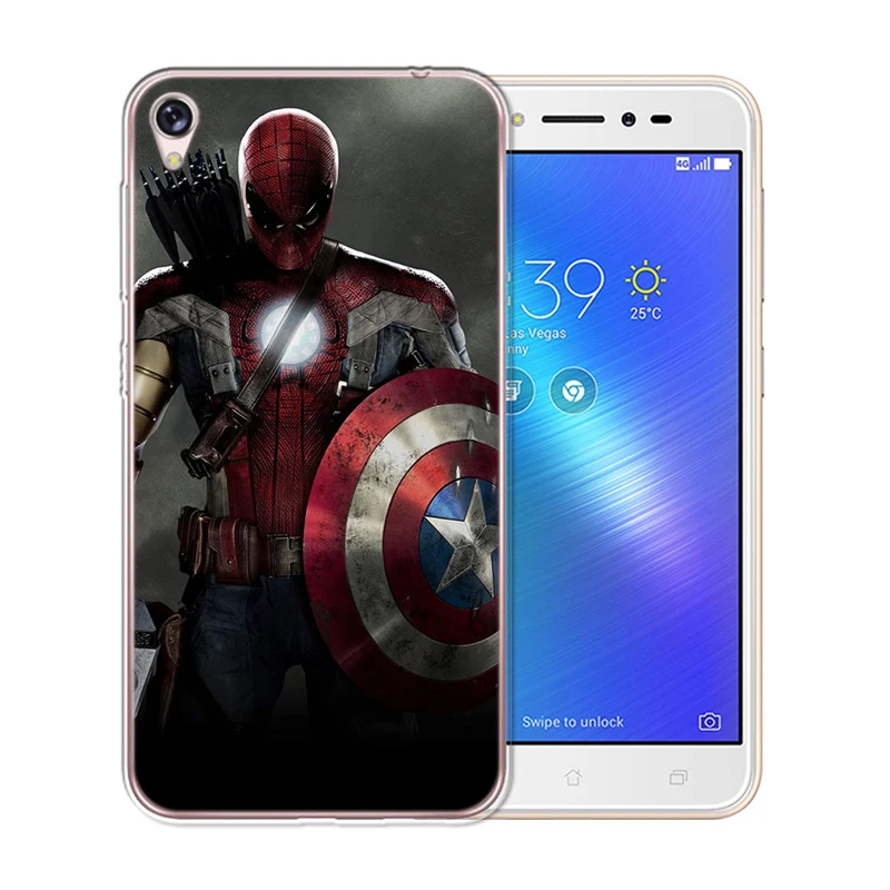 Капитан Америка для Asus Zenfone Live ZB501KL Max 3 4 Pro M1 ZB602KL ZC520KL ZC520TL чехол Чехол крутой Микки