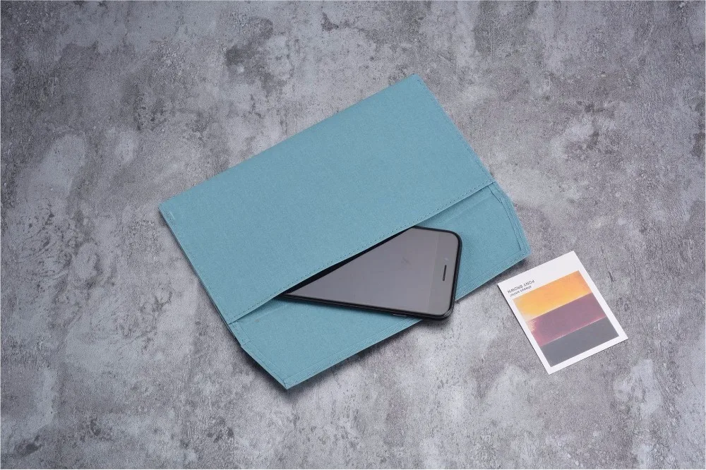 Тканевая сумка на молнии, карман в кожаном переплете, блокнот, планировщик, аксессуар, обычная сумка для хранения паспорта, папка для файлов, канцелярские принадлежности