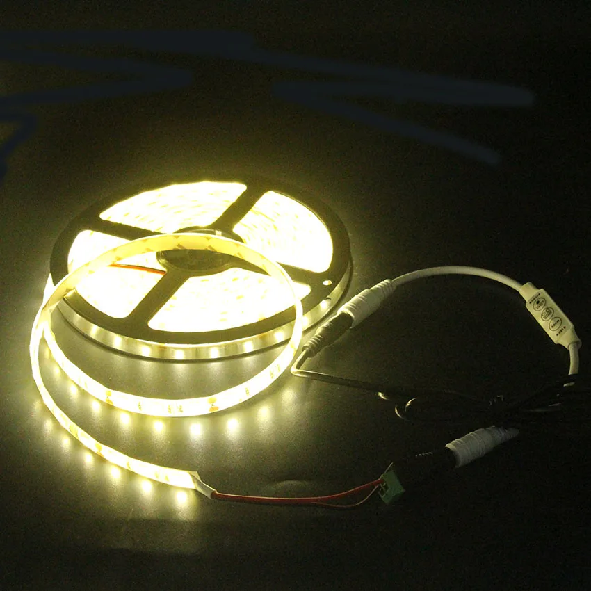 Мини контроллер RGB для светодиодной ленты DC 12 В 24 диммер Одноцветный 5050 3528 5730