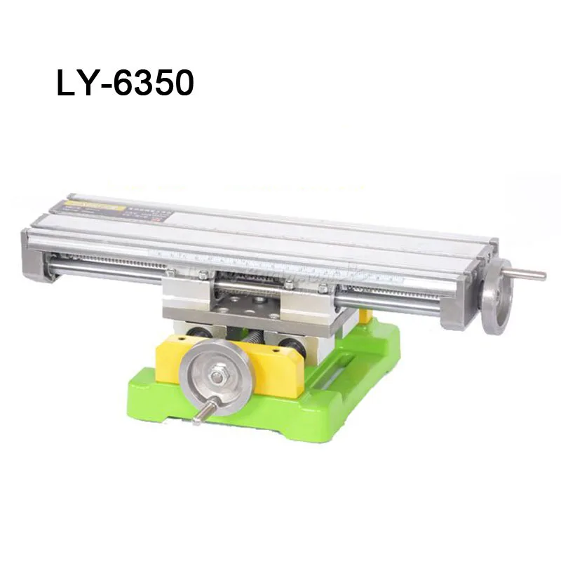 

Miniature Precision LY6350 Multifunction Milling Machine Bench Drill Vise Fixture Worktable X Y-axis Adjustment Coordinate Table