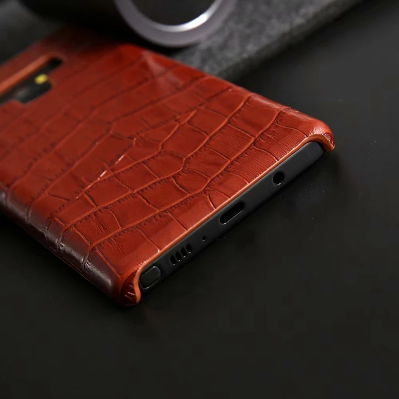 Чехол из натуральной кожи для Samsung Galaxy S9 plus Note 8 9 | Мобильные телефоны и аксессуары