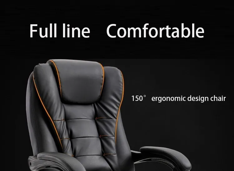 Роскошное качественное офисное кресло Boss Silla Gamer Poltrona из искусственной кожи с подставкой для ног, эргономичная офисная мебель