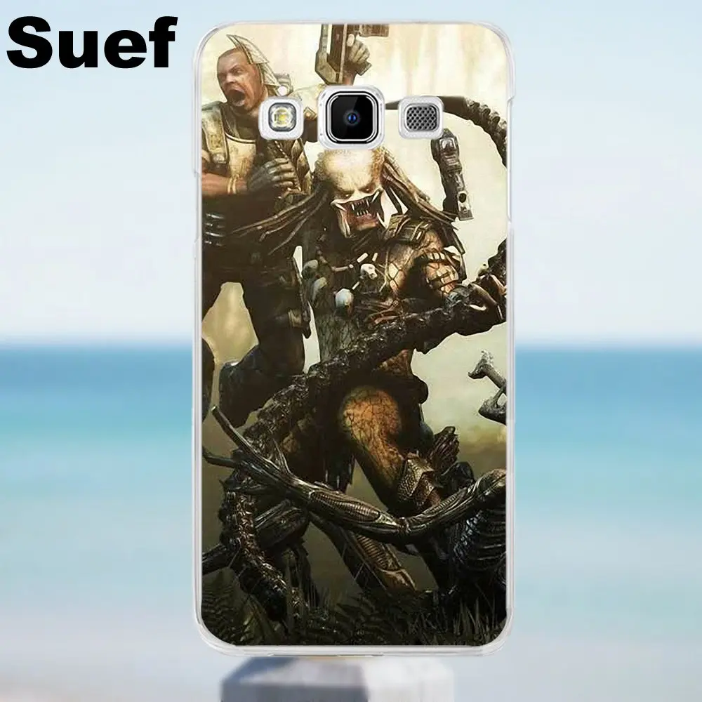 Suef для Galaxy Alpha Core Prime Note 2 3 4 5 S3 S4 S5 S6 S7 S8 mini edge Plus TPU Cool Best Alien Vs Predator Avp Hunter | Мобильные
