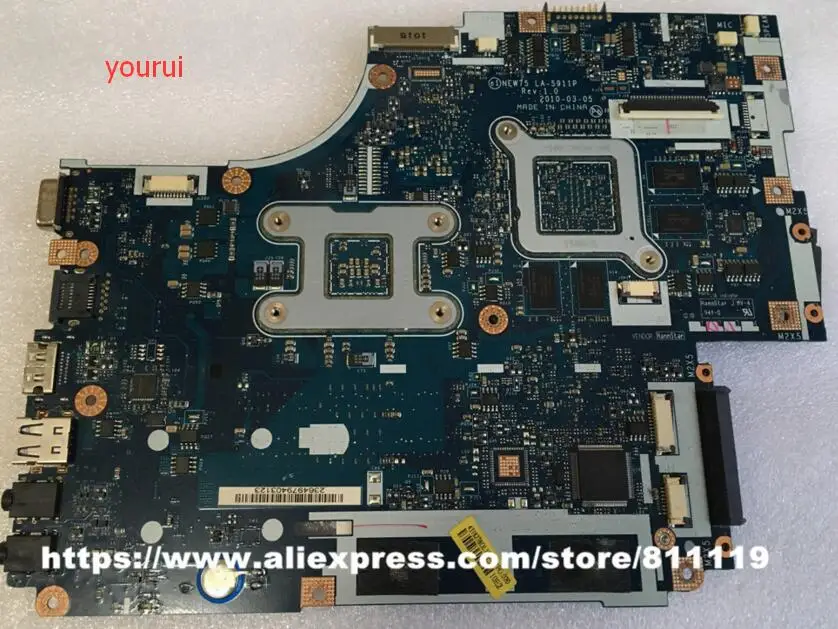 Оригинальная материнская плата MBPUU02001 MB. PUU02.001 NEW75 LA 5911P для acer aspire 5551 5552 5650m VGA|motherboard