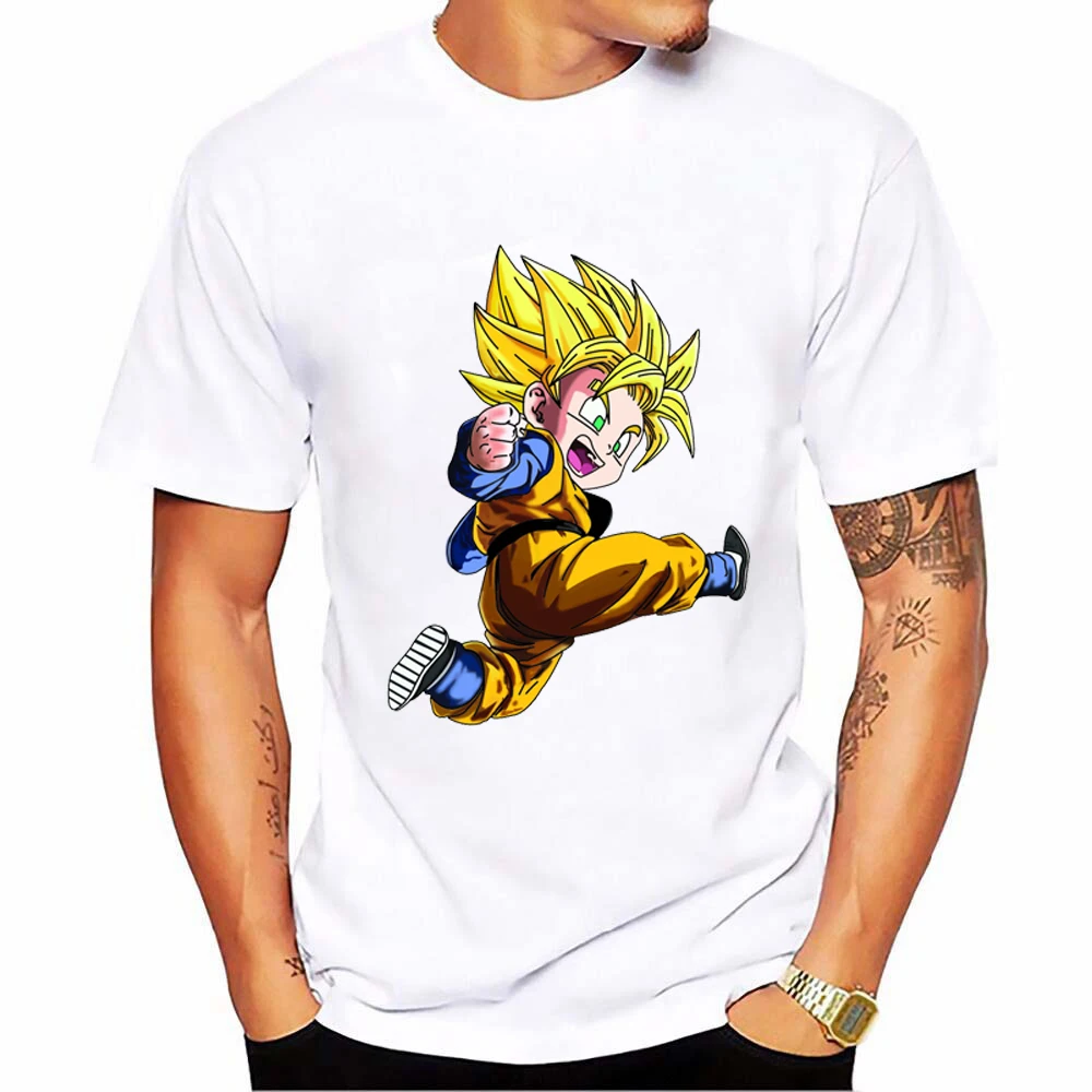 Летняя новейшая футболка с драконами и шариками супер сайян Dragon Ball Z Dbz Son Goku чехол