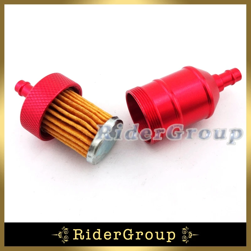 Очиститель топливного фильтра для мотоцикла бензина Красного газа|inline fuel filter|atv