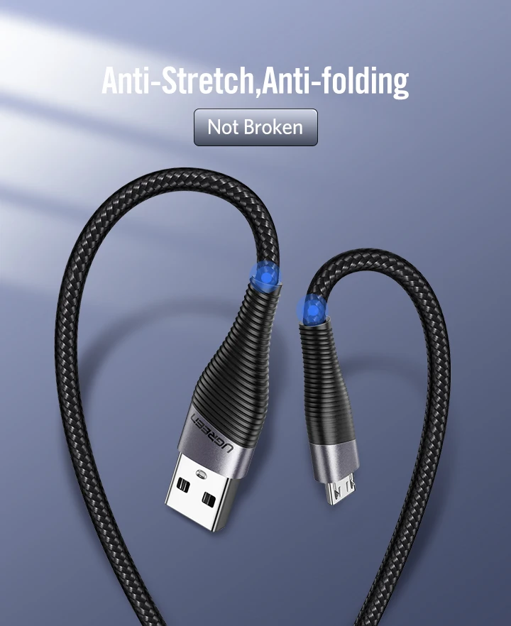 Ugreen Быстрая зарядка Micro USB кабель для Xiaomi Redmi Note 5 Pro 4 Andriod мобильный телефон зарядное устройство кабель для передачи данных для samsung S7 USB шнур