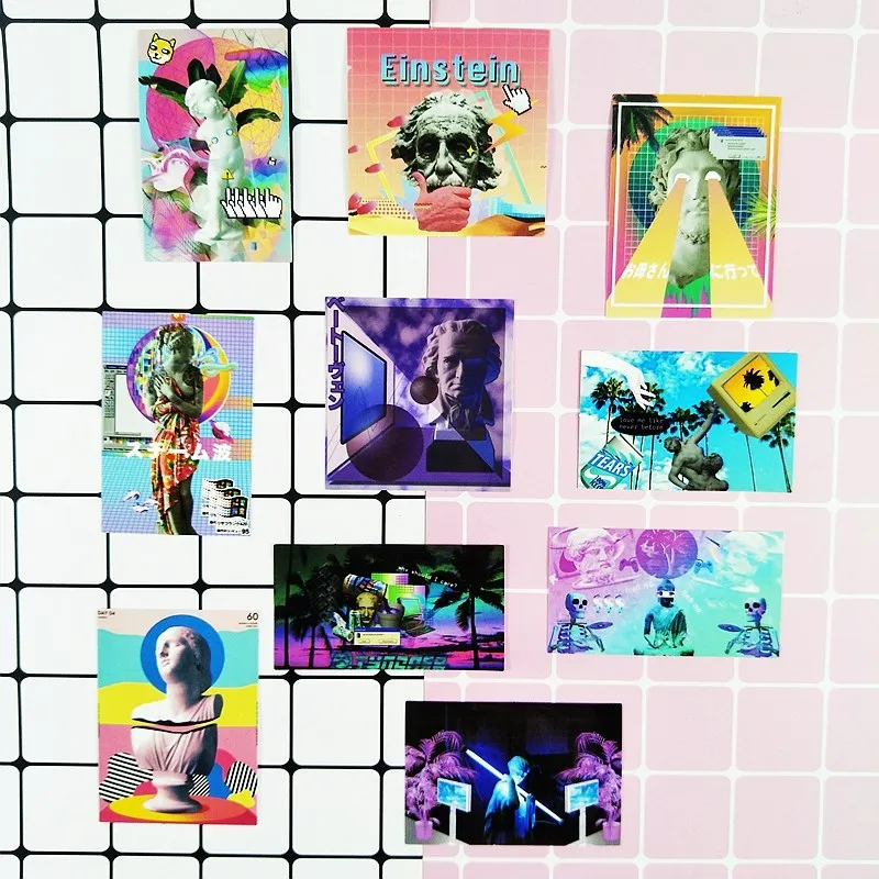 Vaporwave ПВХ Водонепроницаемый Стикер Украшение Сделай Сам аблум дневник в стиле