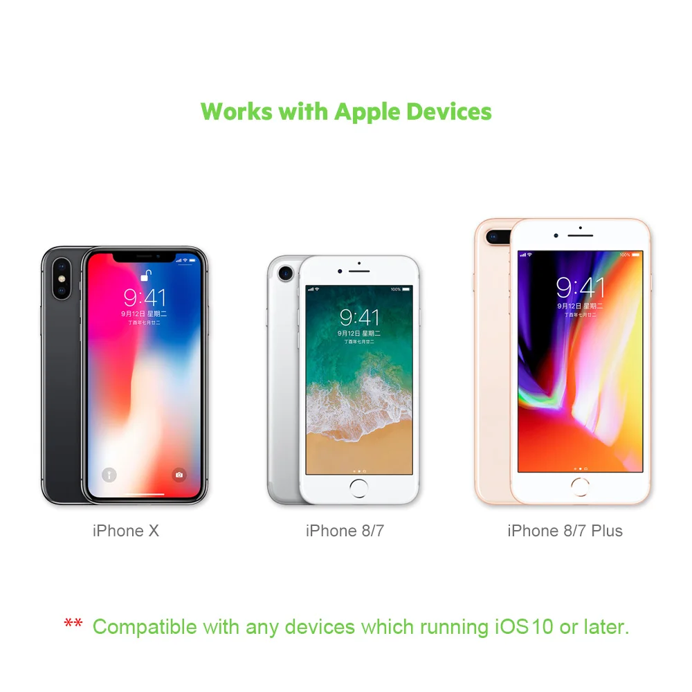 Belkin аудио + зарядка Rockstar MFi Сертифицированный 8pin адаптер кабель для iPhone X 8 7 Plus 6s