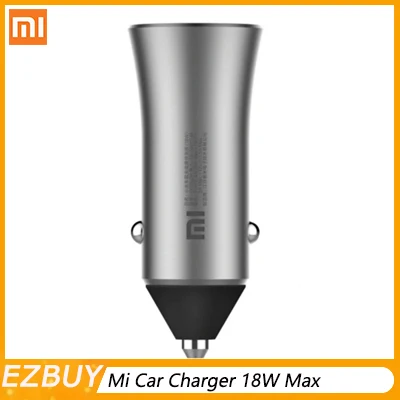 Новая версия Xiaomi Mi автомобильное зарядное устройство двойной USB быстрая зарядка 5