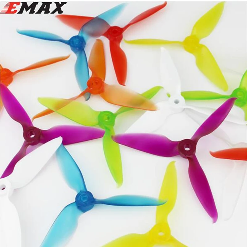 H&eacute;lices originales EMAX AVAN R5.65, 3 cuchillas, 10CW 10CCW +, para RS2306, QAV250, 210, 20 unids/lote-1