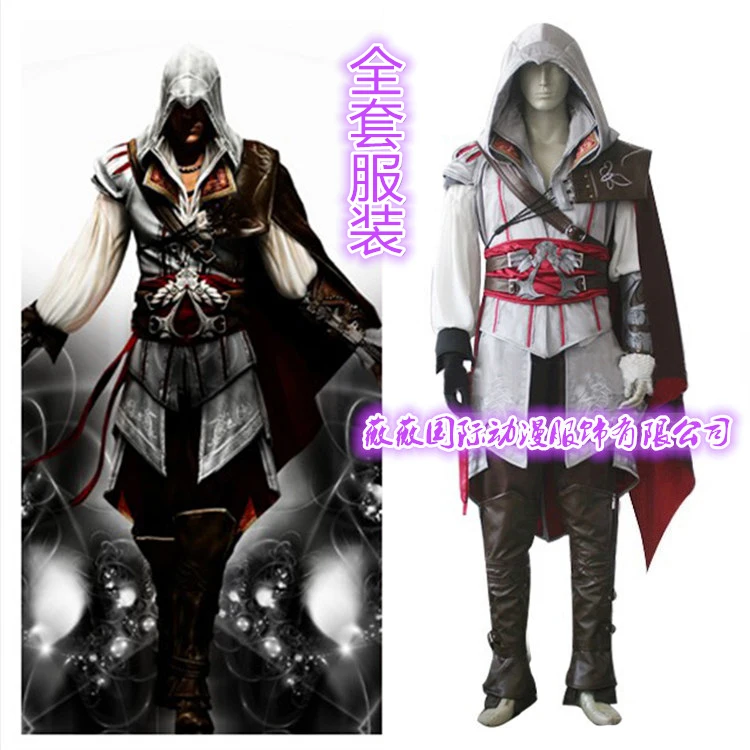 Персонажи игр Эцио Auditore костюм для костюмированной вечеринки комплекты детской