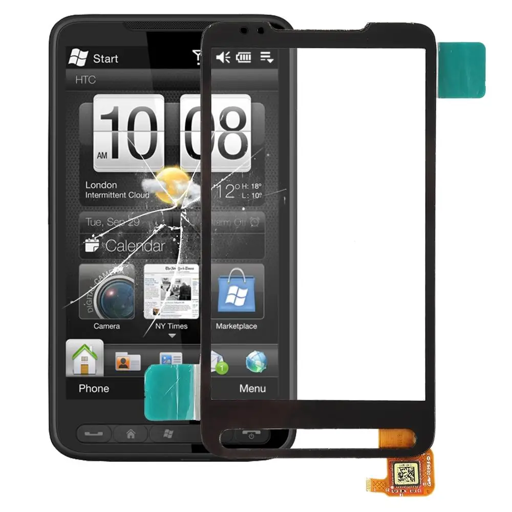 Высококачественный дигитайзер сенсорного экрана для HTC HD2 сменная деталь