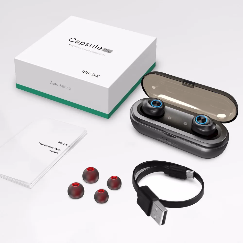 Anomoibuds Capsule Pro 50 часов воспроизведения поддержка AAC TWS наушники V5.0 Bluetooth наушники беспроводные наушники для xiaomi