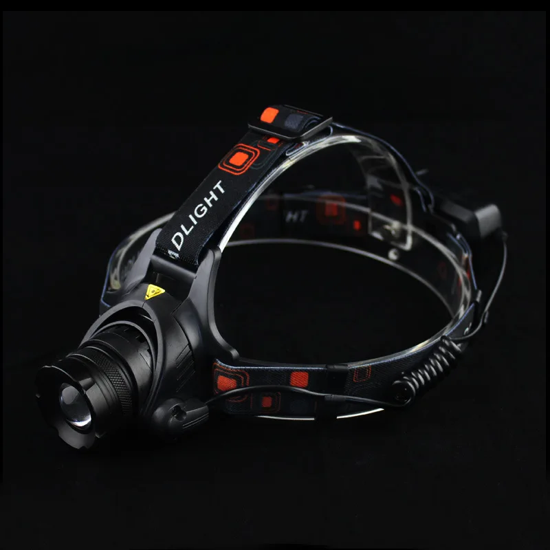 Zoomable Headlight LED CREE XML T6 Headlamp hunting hiking Waterproof Head Flash Light Lamp Torch+DC/Car Charger+18650 Battery | Лампы и