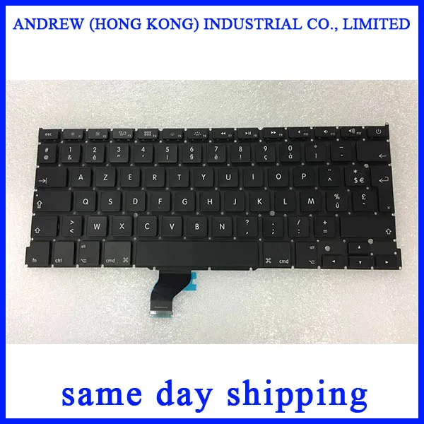 10 шт./лот новая клавиатура A1502 FRANCAIS для Macbook Pro Retina 13 &quotA1502 2013 2014 2015 Clavier FR AZERTY french
