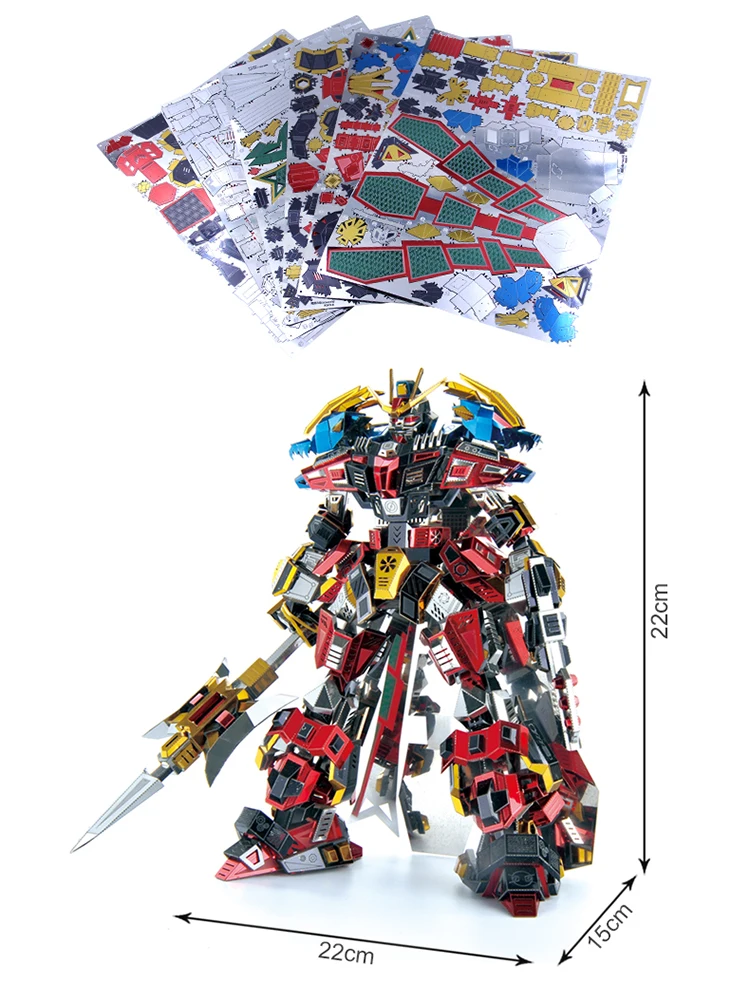 MMZ MODEL Microworld LYUBU Warrior 3D Metal Puzzle DIY Assemble Model Kits Laser Cut Jigsaw Toys R003