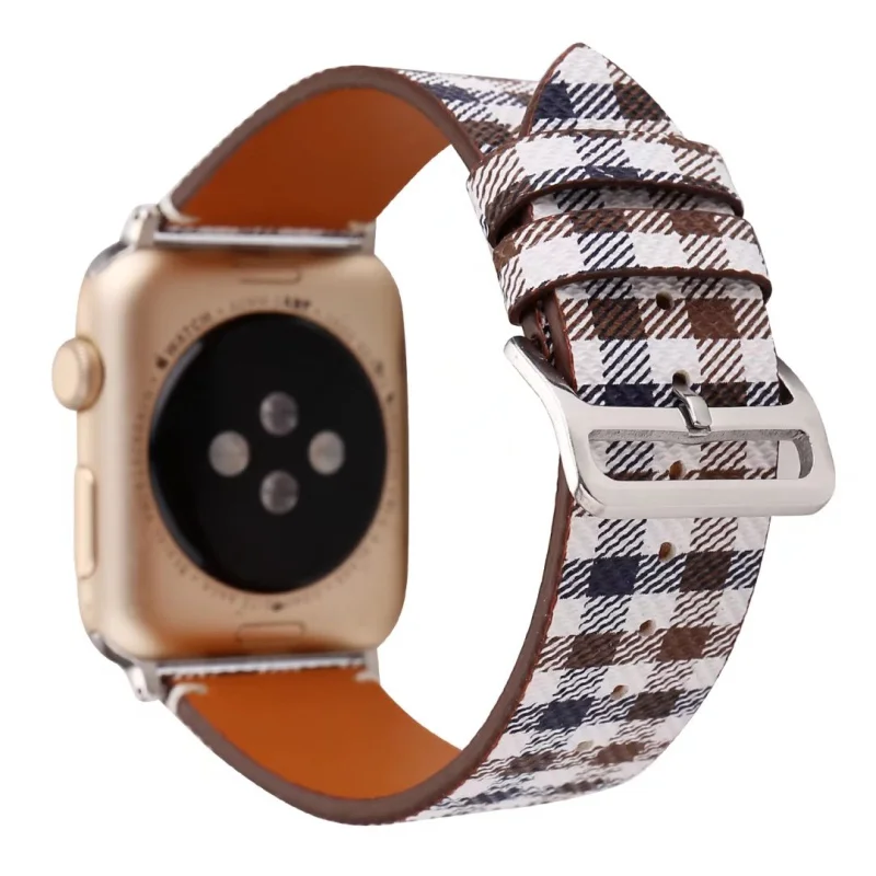 Kakapi Классический бренд кожа часы ремешок для Apple Watch iwatch 38/42 мм серии 1 2 3 Для