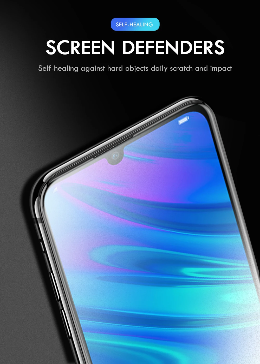 0,1 мм гелевая Защитная пленка для huawei P Smart Plus TPU 3D Защитная пленка для экрана для huawei P smart Гидрогелевая пленка
