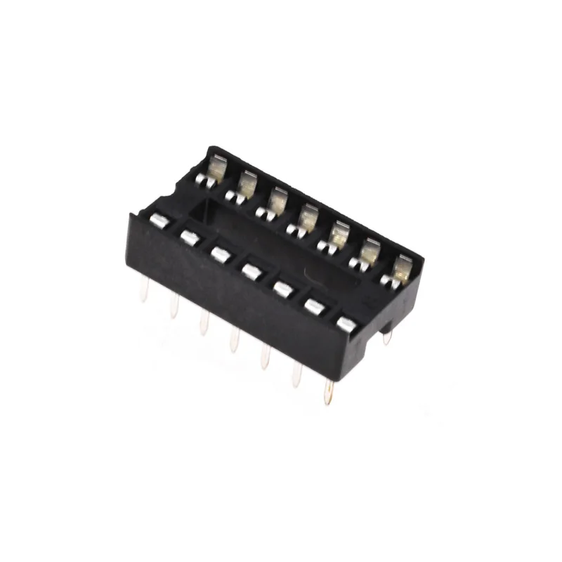 50 шт. IC Разъем 8PIN 14PIN 16PIN 2 54 мм интегральная схема адаптер припоя Тип узкий |