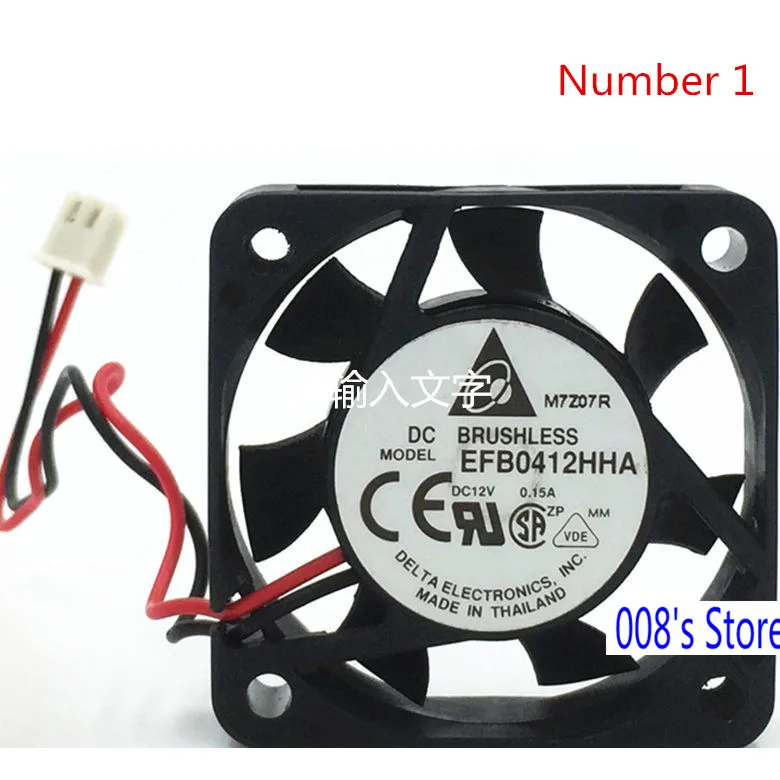 

New Radiator CPU Cooler Fan For EFB0412HHA 4cm 40mm 40*40*10m DC 12V 0.15A Chassis Silent Cooling Dual Ball 7000RPM 8.1CFM
