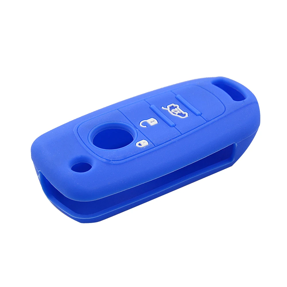 OkeyTech силиконовый автомобильный брелок для ключей чехол держатель кожи 3 кнопки