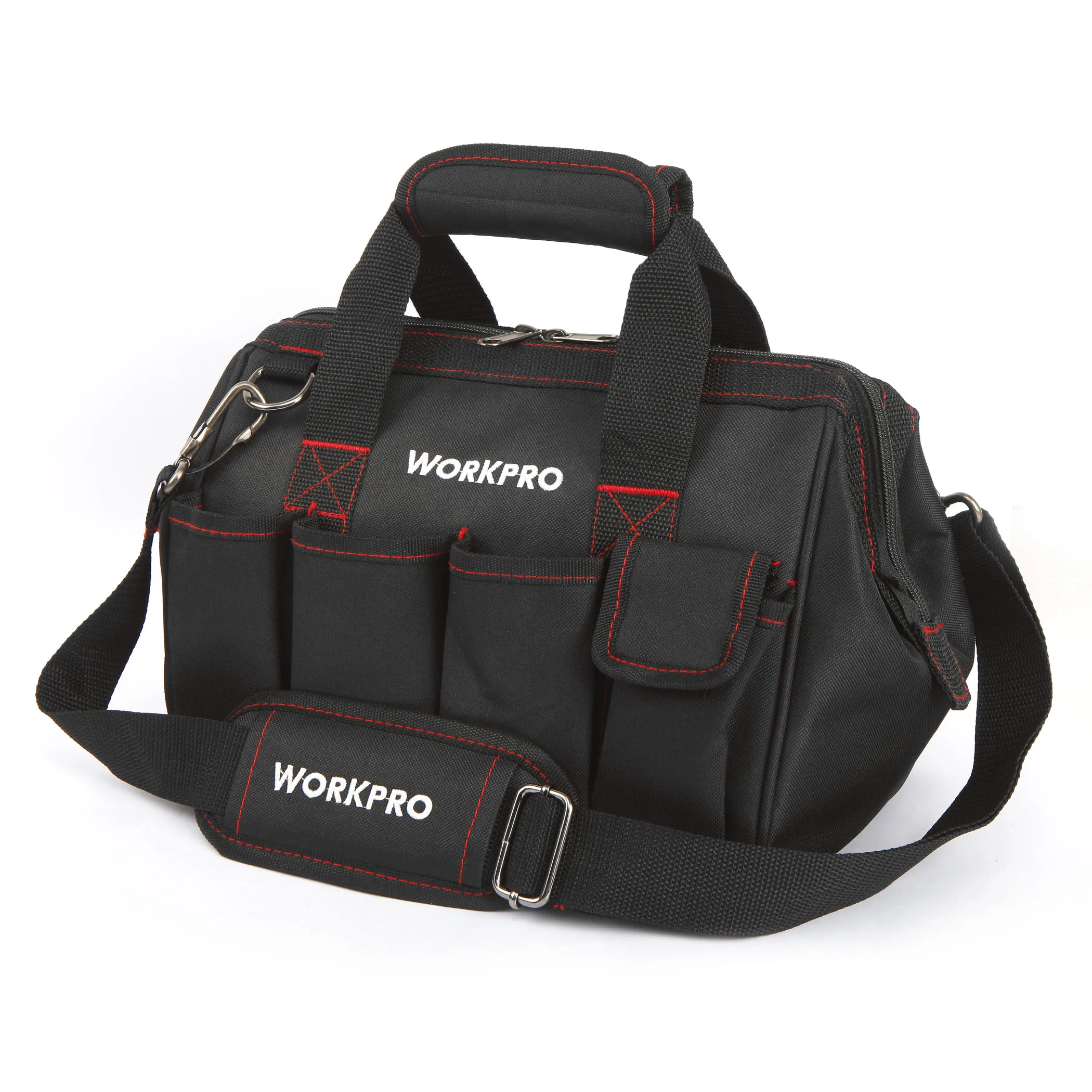 WORKPRO 1" маленькая сумка 600D для инструментов электрика широкий рот инструмент Сумки