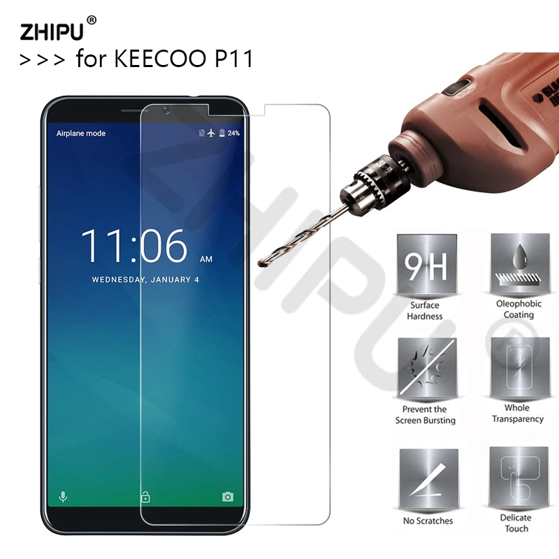 5 шт./лот закаленное Стекло для KEECOO P11 7 дюймов Экран протектор Защитная пленка