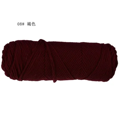Color 8 KOKNIT шелковая молочная хлопчатобумажная пряжа для вязания толстой нити для вязания крючком тканевая пряжа DIY сумка для сумки ковер Шерсть вязание крючком вплетать в пряжу нить - Цвет: Color 8