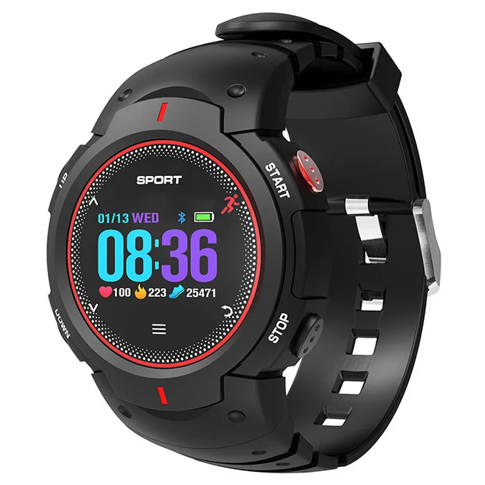 № 1 F13 Bluetooth Smart часы реального IP68 Водонепроницаемый Multi спортивный режим плавание