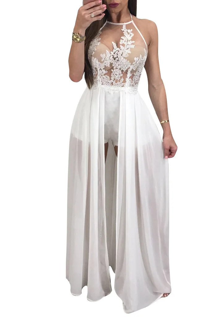 Новинка 2018 женское сексуальное длинное платье с высоким разрезом открытыми