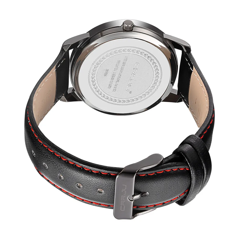 Часы мужские повседневные спортивные кварцевые с кожаным ремешком|masculino|masculinos