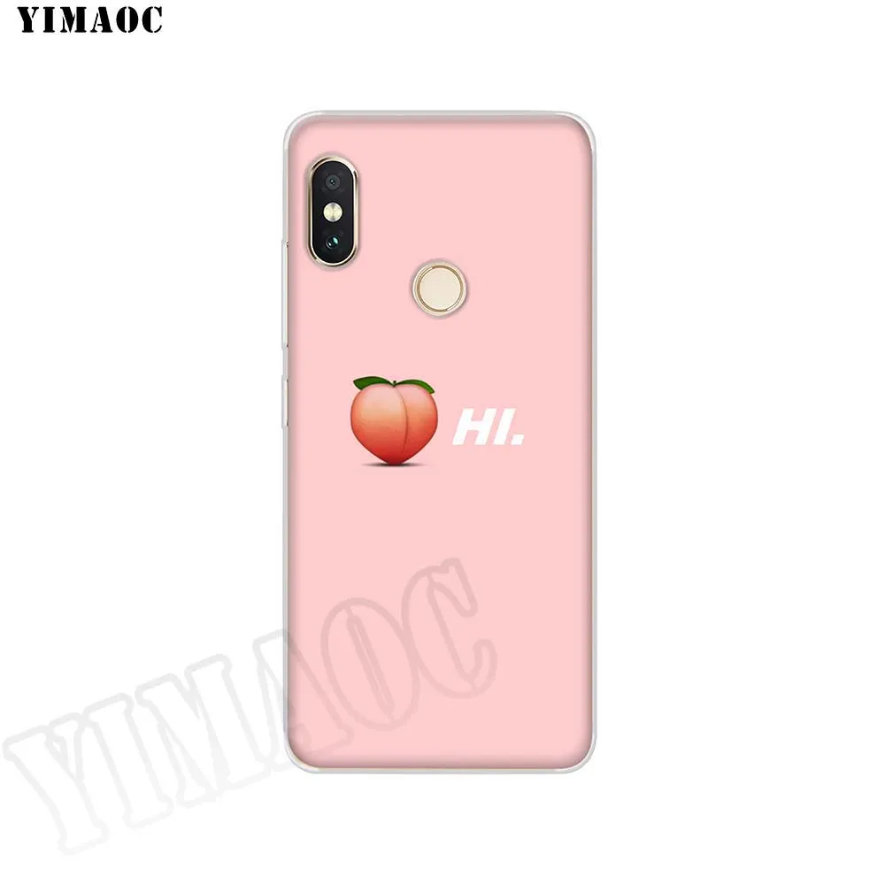 Мягкий силиконовый чехол YIMAOC персикового цвета для мальчиков POCOPHONE F1 Xiaomi Redmi Note 6 7