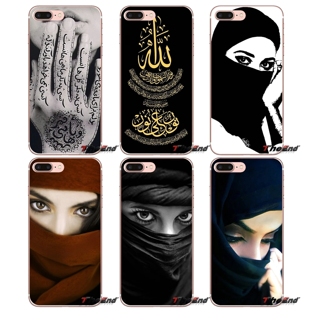 Мусульманская девочка Аль Ислам для Samsung Galaxy S2 S3 S4 S5 MINI S6 S7 edge S8 S9 Plus Note 2 3 4 5 8 Coque Fundas