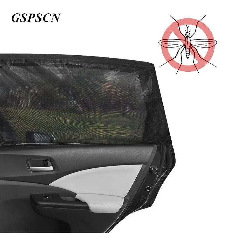 Автомобильная шторка GSPSCN 2 шт. Солнцезащитная боковое окно черные сетчатые Чехлы