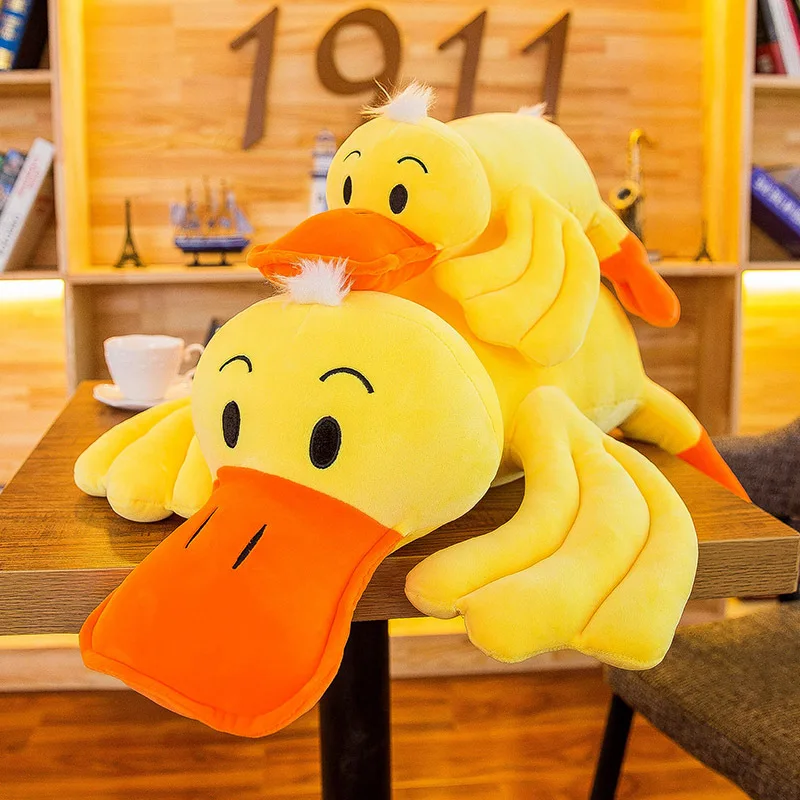 Подушка для тела большая желтая утка плюшевая кукла игрушки мягкая подушка