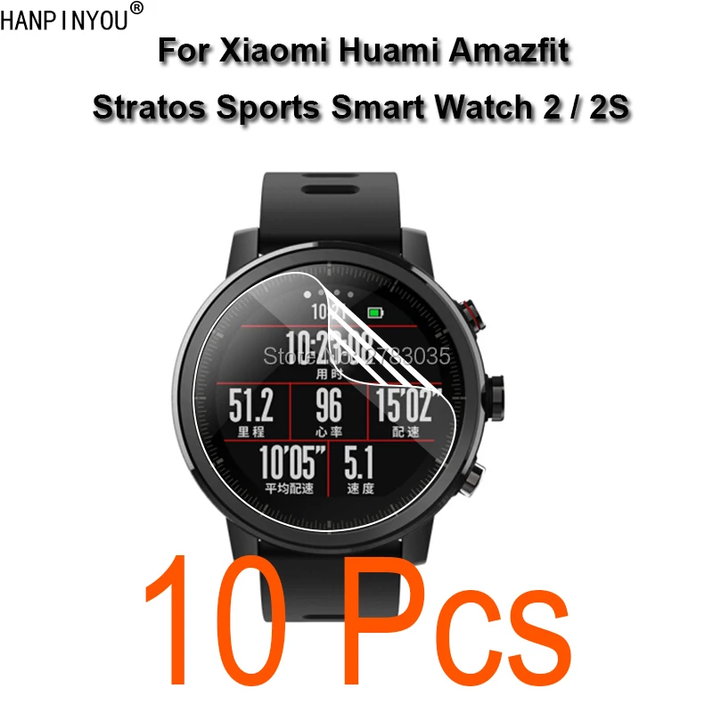 10 шт./лот для спортивных смарт часов Xiaomi Huami Amazfit Stratos Pace 2 2S полное покрытие мягкая