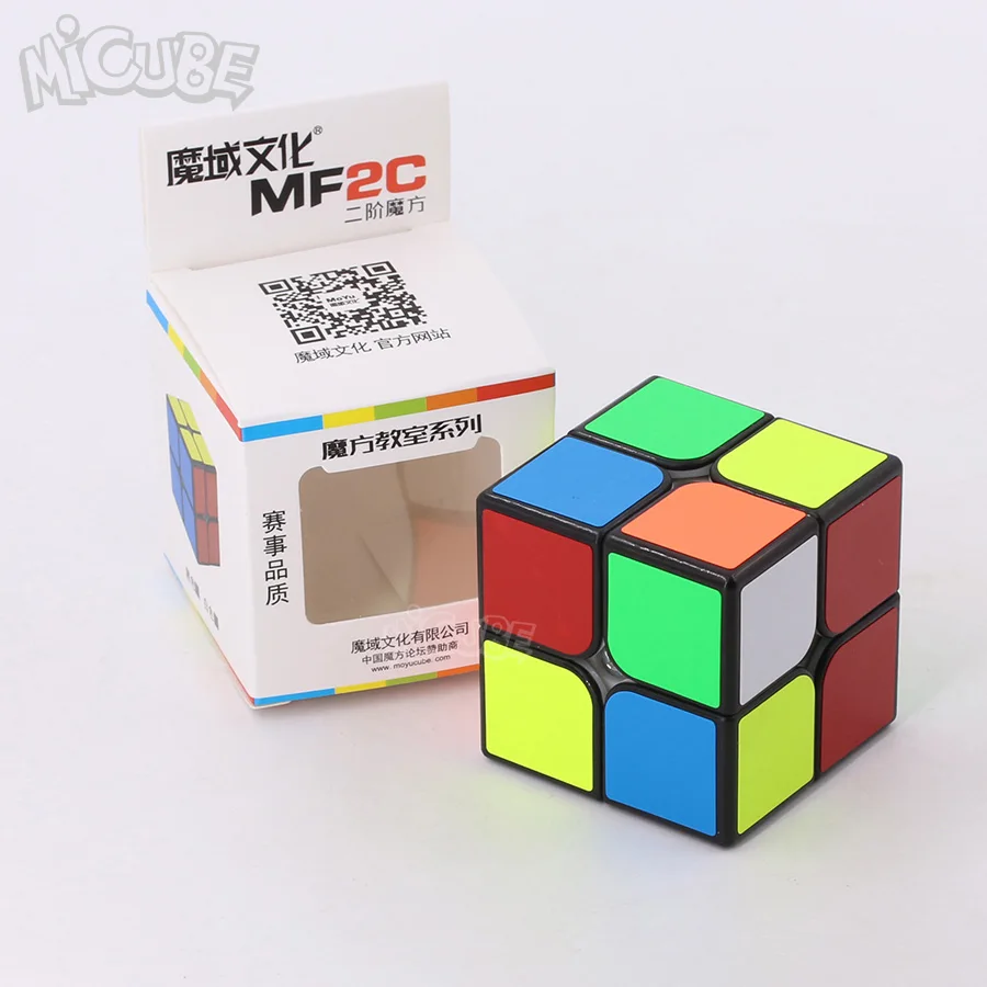 MF2C-Black MofangJiaoshi MF4C 4x4 волшебный куб скоростная головоломка 62 мм Cubo Magico 2x2 MF2C MF3 3x3 игрушки для детей без струйки 4x4x4 - Цвет: MF2C-Black