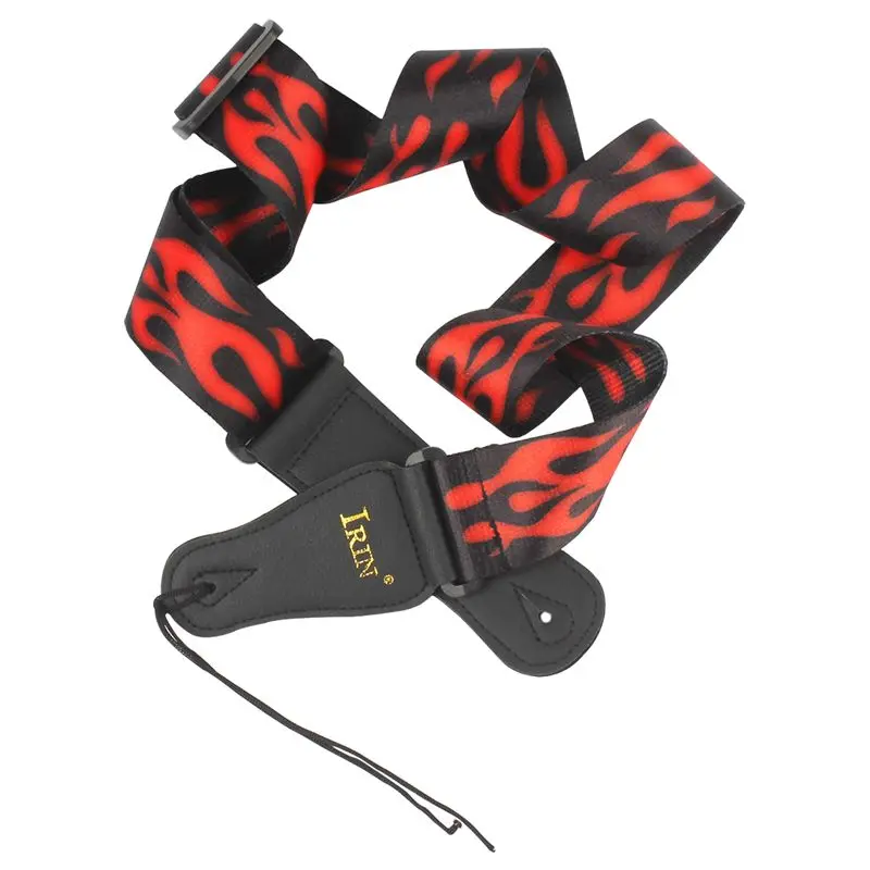 IRIN регулируемый ремень для гитары полиэстеровый искусственная кожа концы