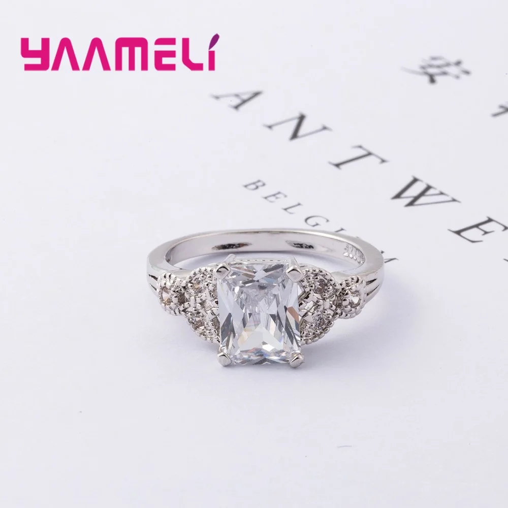 Популярные роскошные кольца на палец с хорошим фианитом для женщин трендовые 925