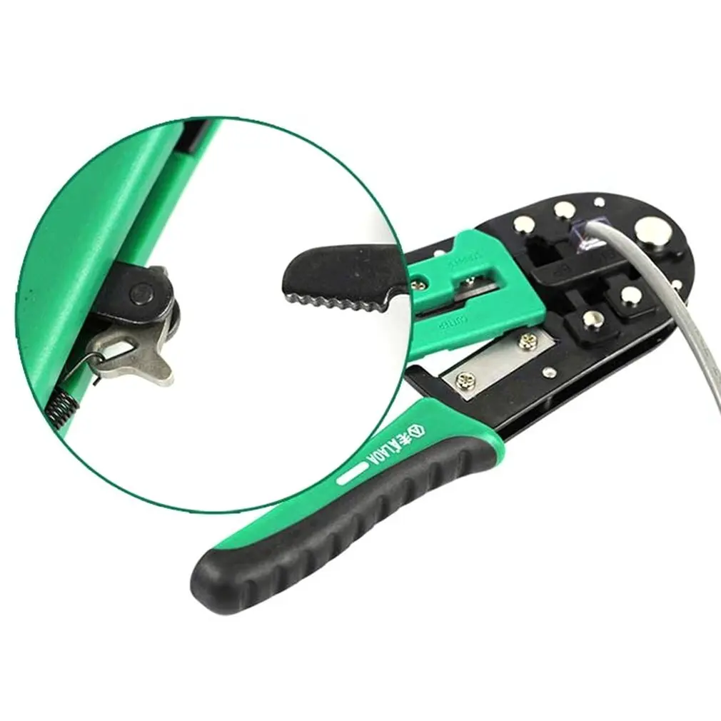 LA195104 8P/6P Rachet crimping Network Pliers Professional cable repair tools Multifunction Ratchet | Инструменты
