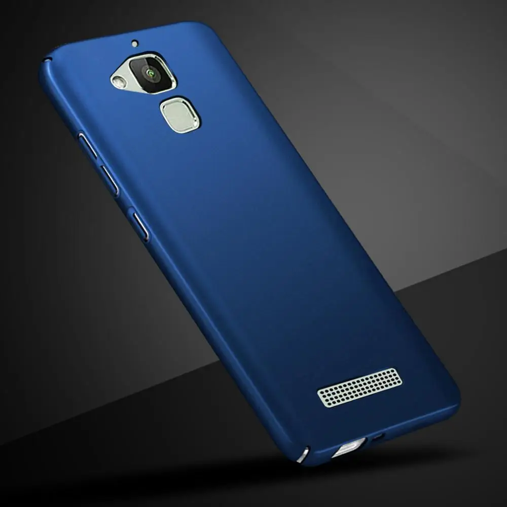 Slim Hard PC Phone Case For Asus ZenFone 3 Max ZC520TL Cover Frosted Plastic Case For Asus ZenFone 3Max ZC520TL X008D 5.2" Coque - Цвет: Royal Blue