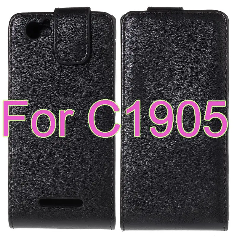 Ретро искусственная кожа флип чехол для Sony Xperia C3 S55T S55U C1905 C6603 E1 E2 L35h вертикальный