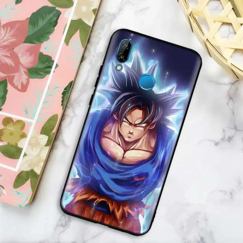 04 Черный силиконовый чехол-сумка для huawei Honor 10i Y7 Y6 Y5 Y9 8X 8C 8S 9 10 Lite Pro Enjoy 9E 9S Dragon Ball Son Goku - Цвет: 04