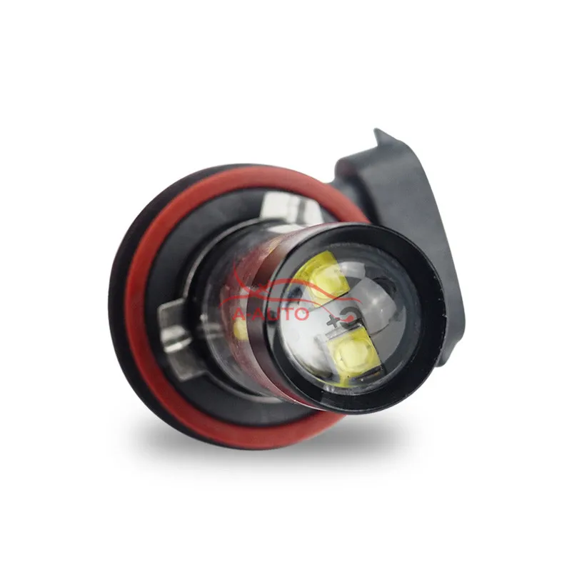 Светодиодные лампы высокой мощности H11 H8 H10 H16 5202 PSX24W P13 2 шт. 12 В 50 Вт DRL ультра яркий