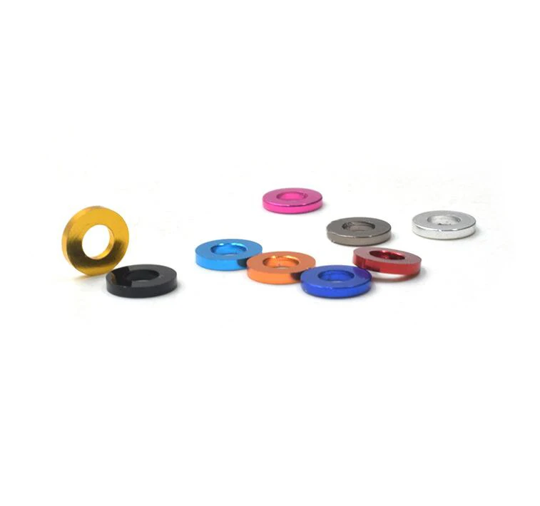 30PCS 3mm M3 Colorful Aluminum Alloy Washers Gaskets Spacers 3*6*0.25/0.5/1/1.5/2/2.5/3mm For RC Car/Boat/Airplane Models | Игрушки и