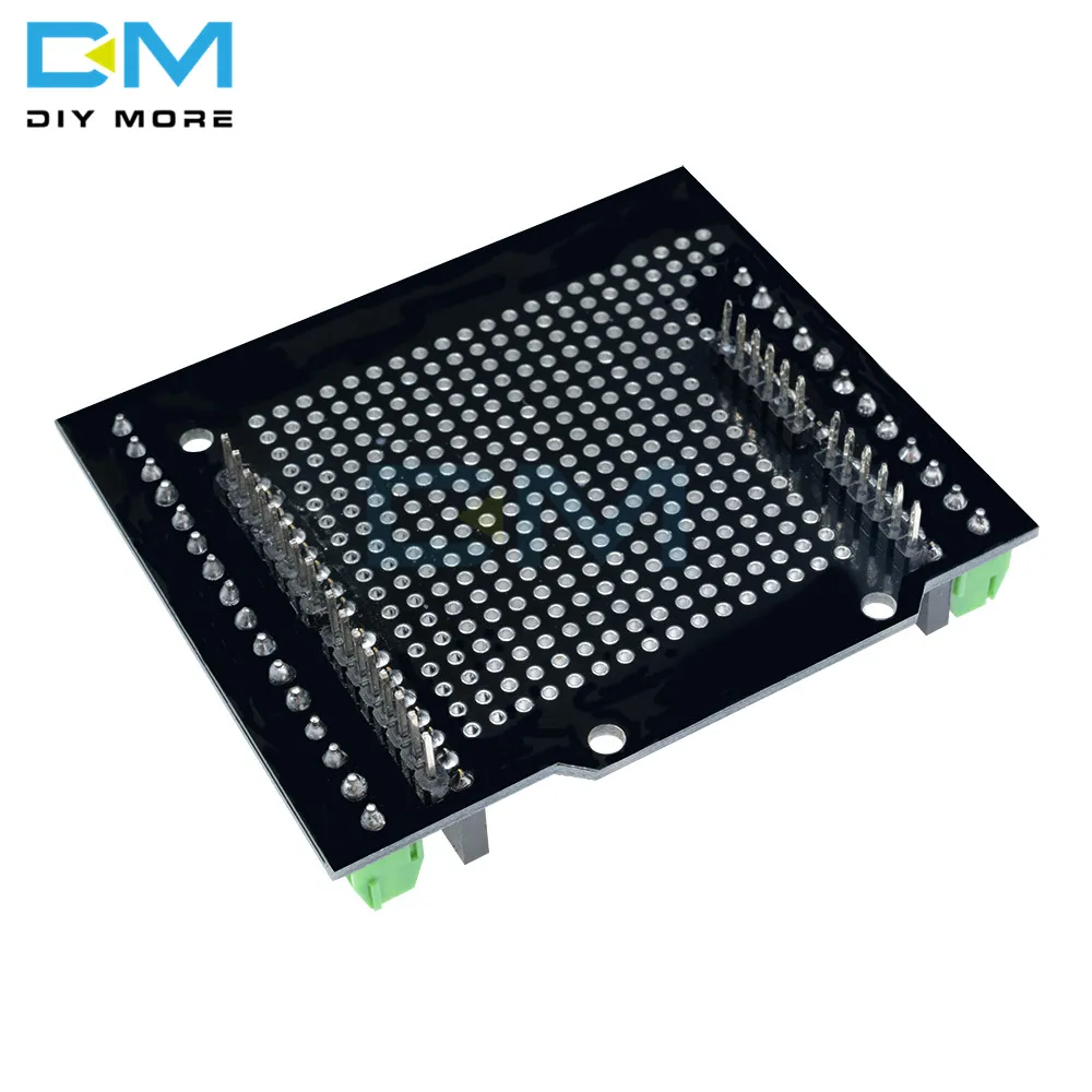 Proto Screw Shield for Arduino Open Source Reset Button D13 LED NEW For Breadboard 3.81 Terminal Double-sided PCB SMT Solder DIY