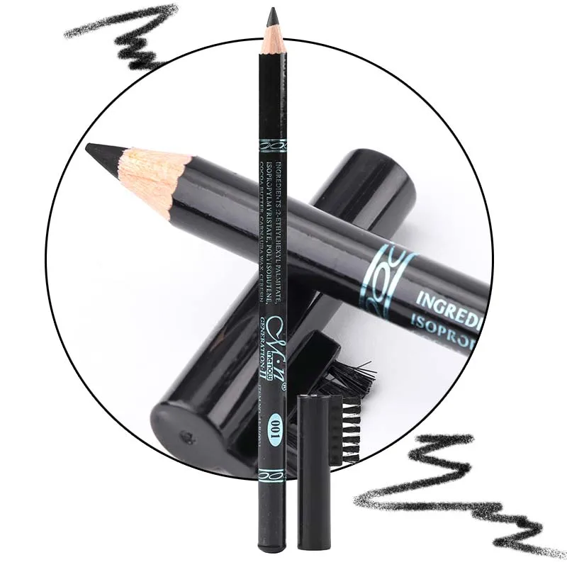 MENOW beginners make-up waterproof natural 3 color pink palette cosmetics eye makeup mirror box pencil pen booste | Красота и