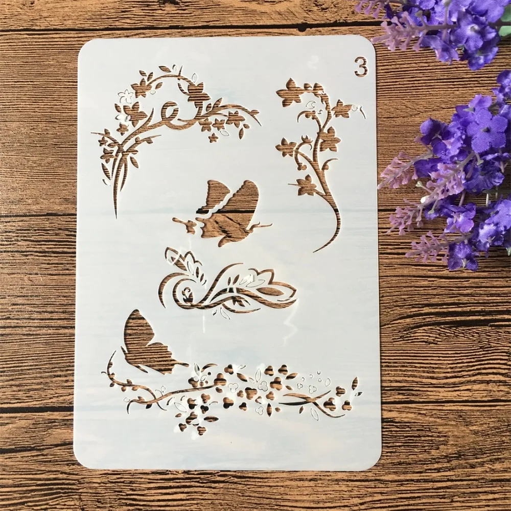 2 шт. трафареты для рисования 20 см|Трафареты| |